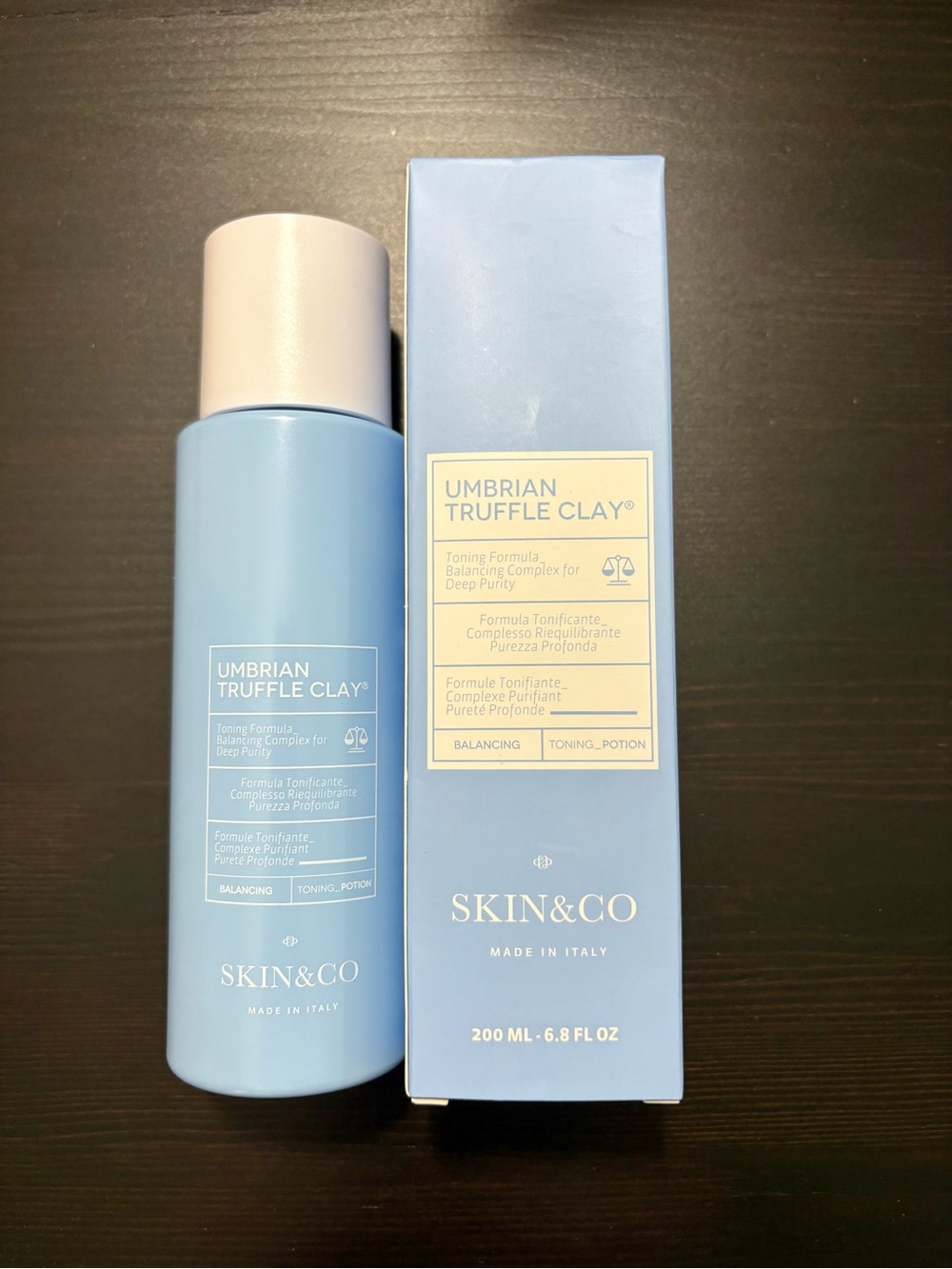 Skin Light Blue Umbrian Truffle Clay Toning Lotion